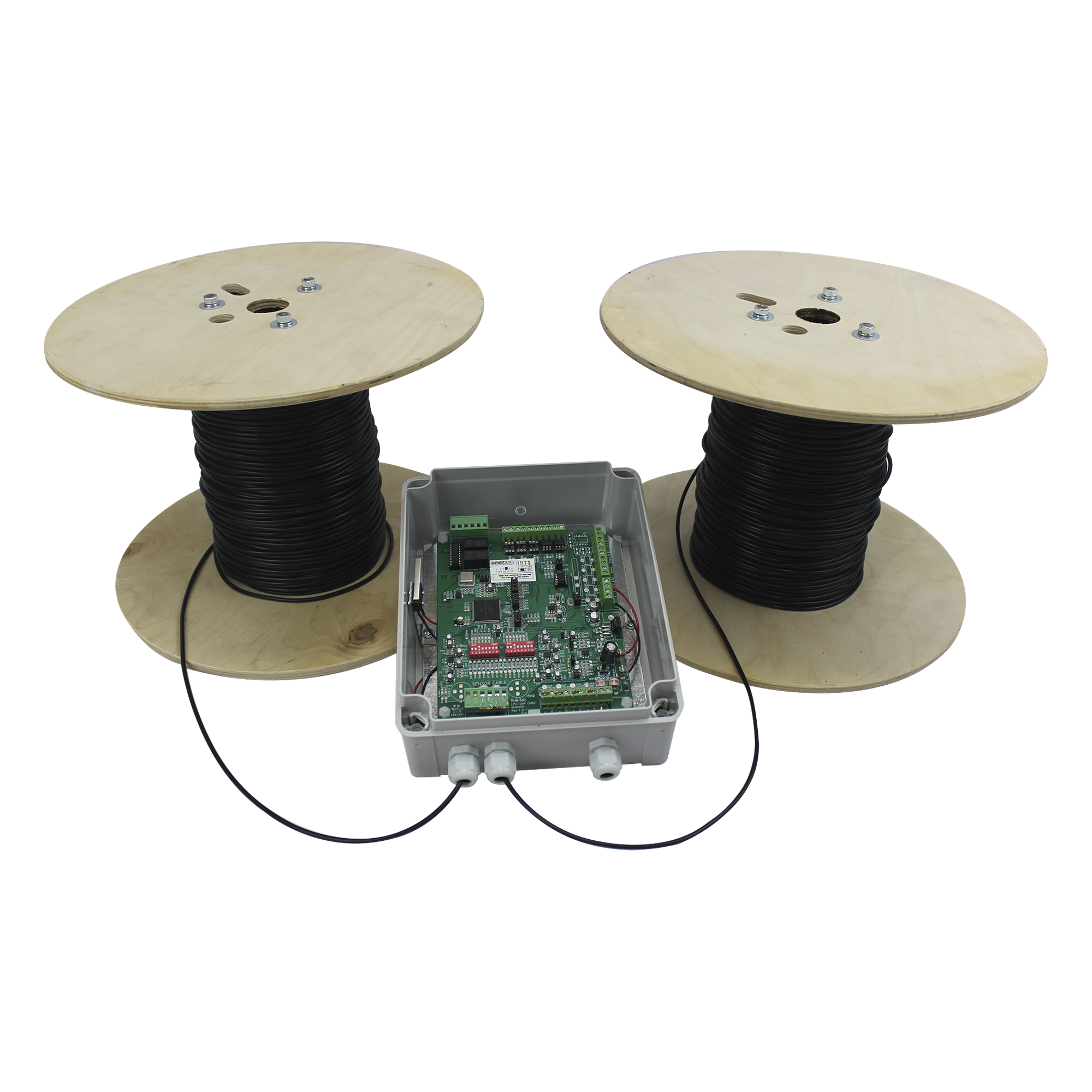MICALERT Cable Sensor para Paredes, Rejas Rigidas o barandales / 2 zonas de 305 metros / 610 Metros de Protección Total