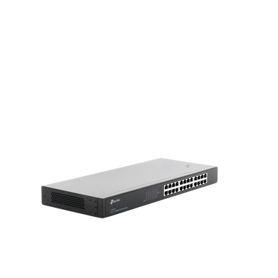 Switch no administrable de 24 puertos 10/100 Mbps para montaje en rack