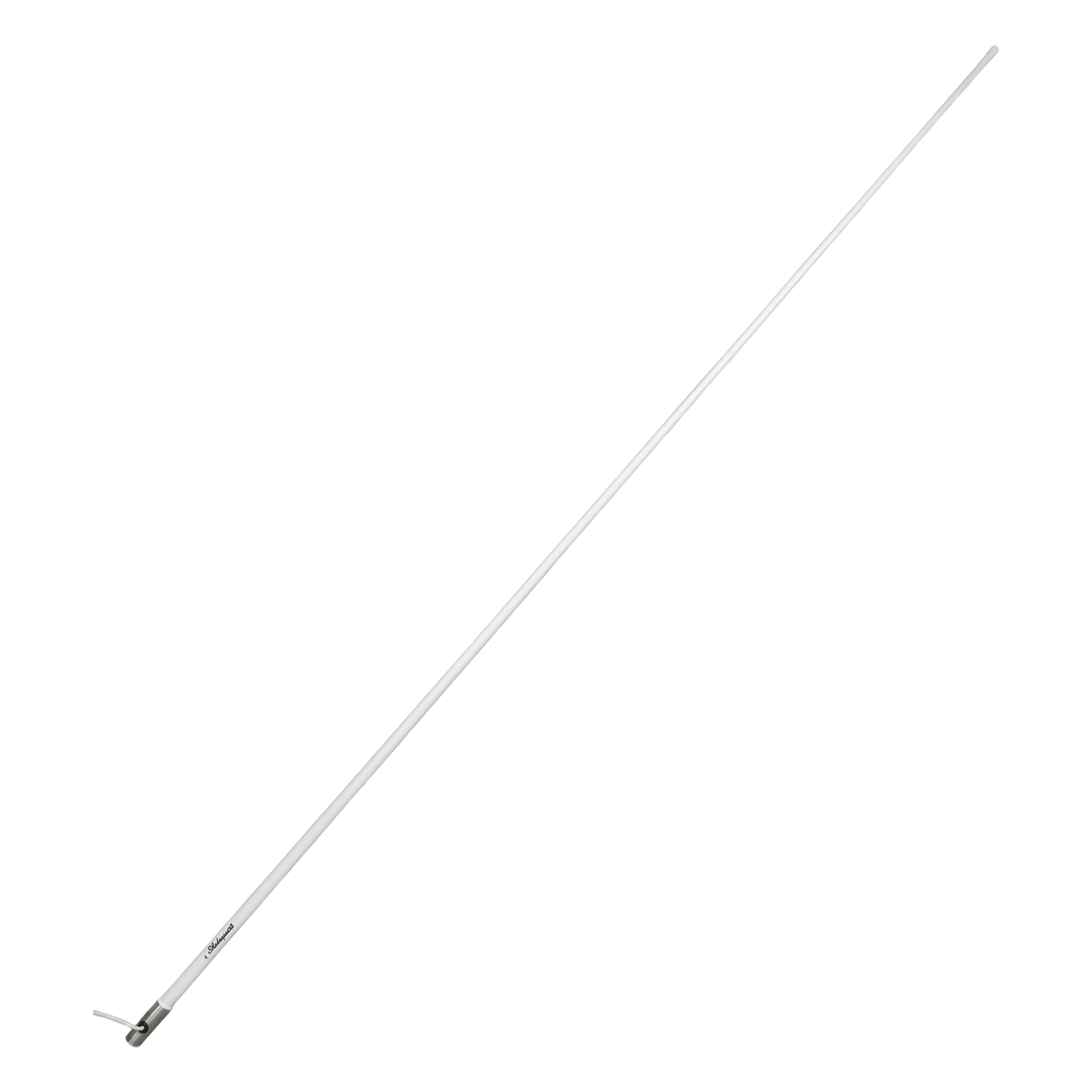 Antena Marina VHF de Fibra de Vidrio / Para Uso en Embarcaciones / Ganancia de 6 dB / 50 Watts / Base de Acero Inoxidable — SHAKESPEARE · SKU 5101