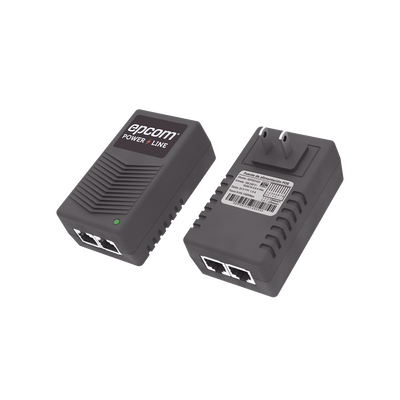 Adaptador de pared / Inyector PoE / 24 Vcc / 1 A / Controlado por chip IC / Protección contra OV, OC, SC, UV/ Fácil de instalar