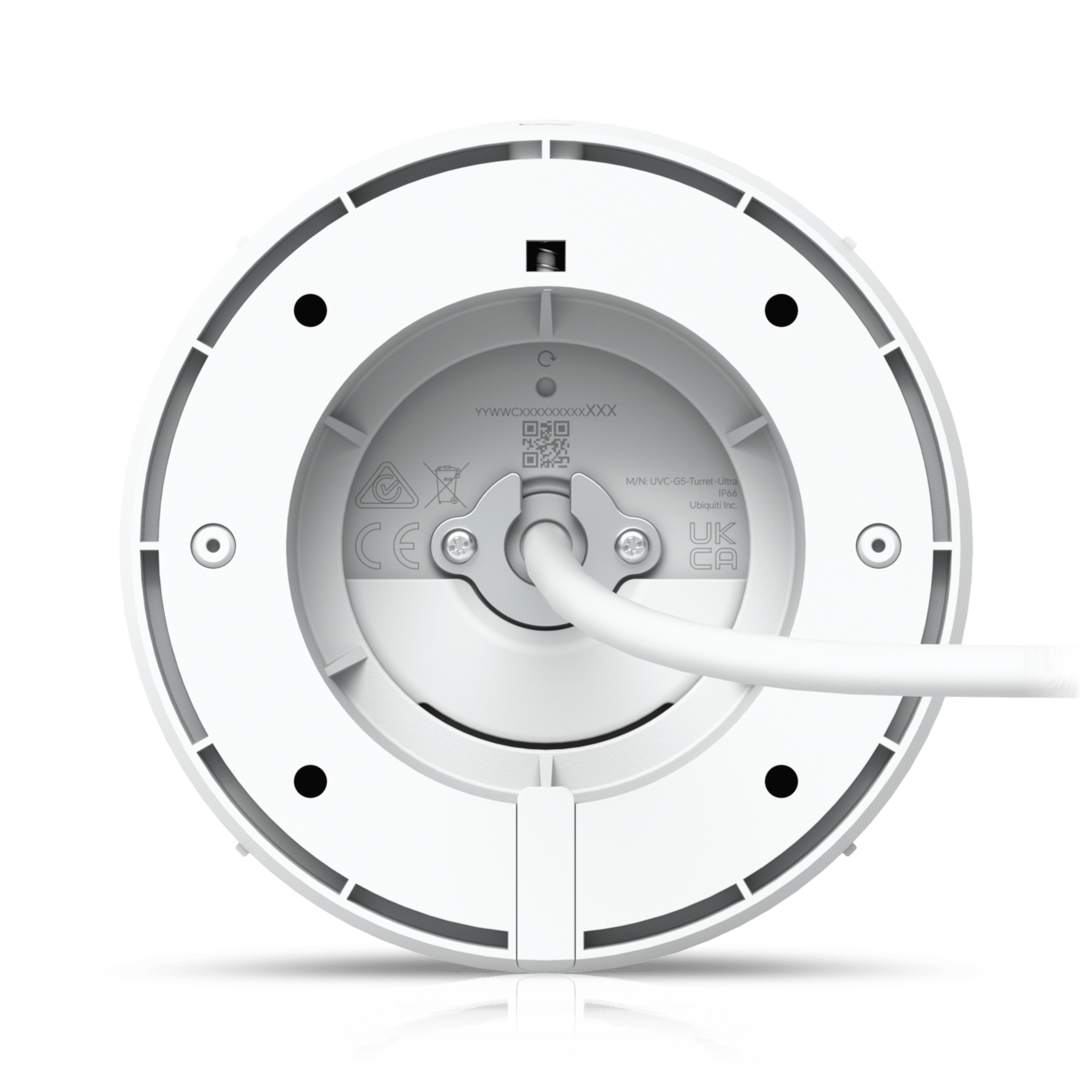 Cámara IP Turret / 2K 4 MP / 30 fps / Ángulo 102.4° / IR 30 m (98.4 ft) / PoE+ / IP66 / AI