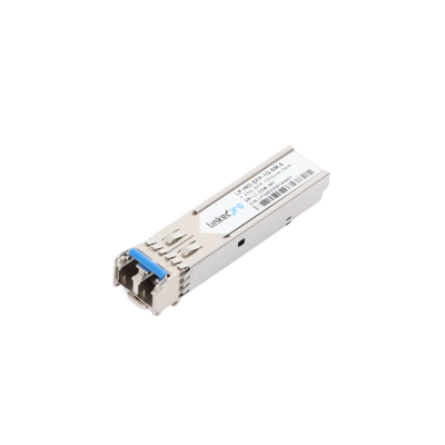 Transceptor Óptico Industrial SFP (Mini-Gbic) / Monomodo 1310 nm / 1.25 Gbps / 1000BASE / Conectores LC/UPC Dúplex / DDM / Hasta 5 km