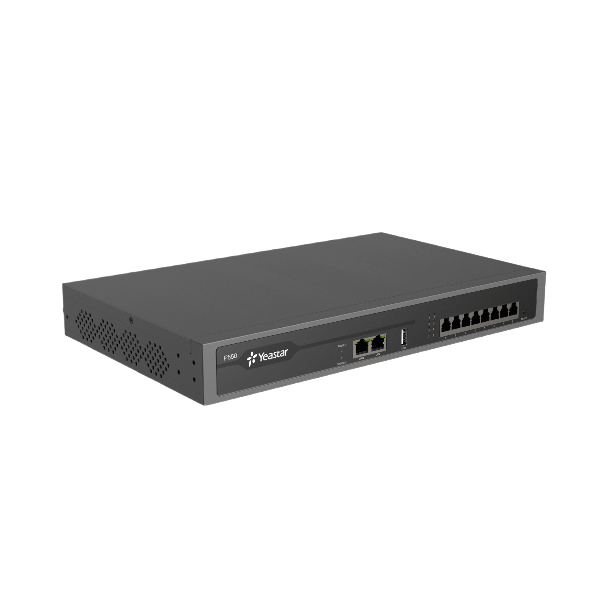 Conmutador IP PBX Enterprise / 50 Extensiones / 25 Llamadas Simultáneas / Hasta 8 Puertos FXO/FXS / Call Center Integrado / Omnicanal WhatsApp, Facebook y SMS / Transcripción y Resumen IA / Linkus UC