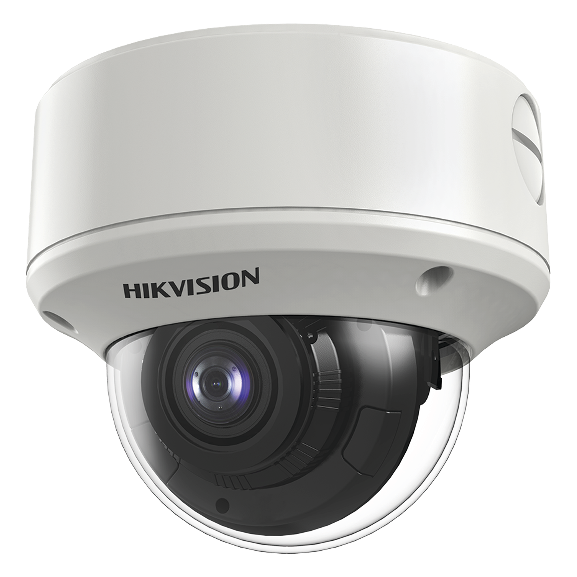 Domo TURBOHD 2 Megapixel (1080p) / Ultra Baja Iluminación / WDR 130 dB / Lente Mot. 2.7 - 13.5 mm / IP67 / IK10 / 60 mts IR EXIR / Metal — HIKVISION · SKU DS-2CE56D8T-VPIT3ZF