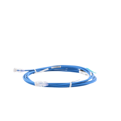 Cable de Parcheo TX6, UTP Cat6, Diámetro Reducido (28AWG), Color Azul, 3.05 Metros (10 Pies)