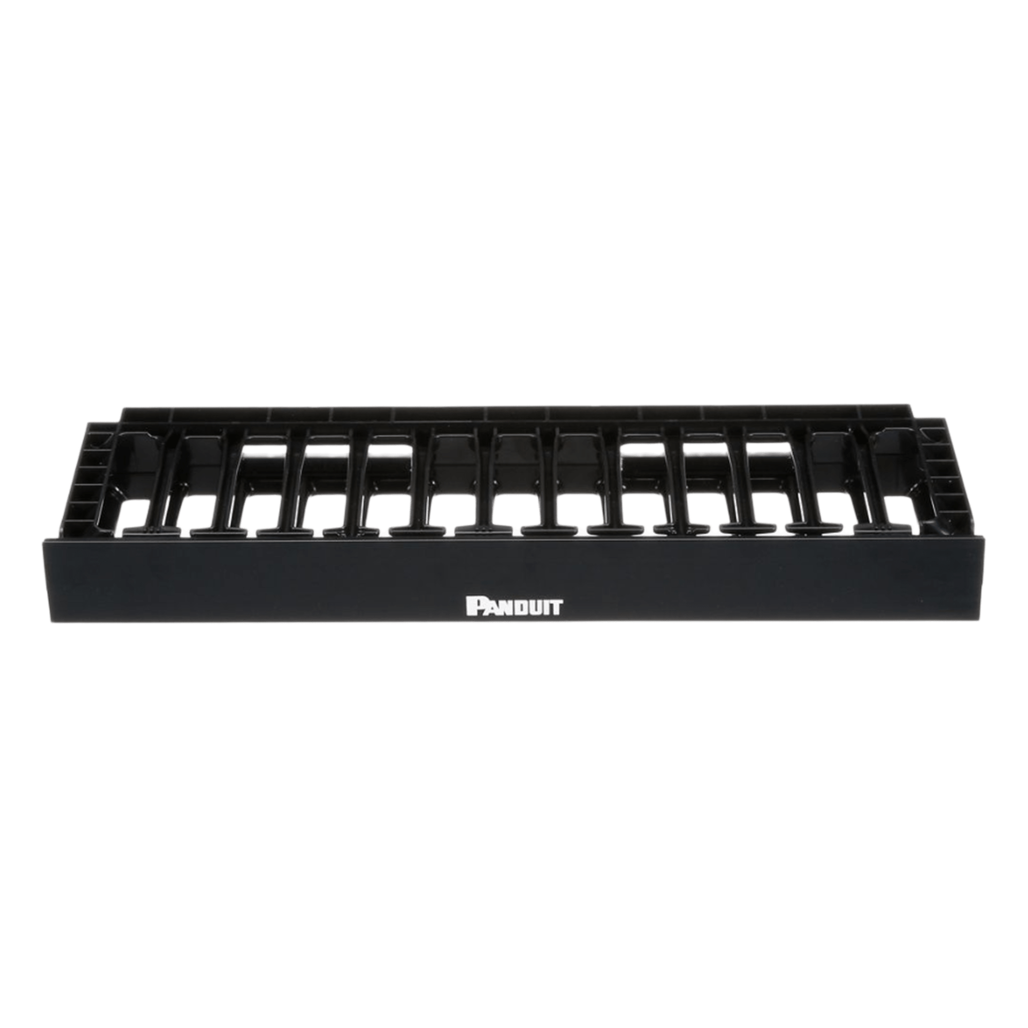 Organizador de Cables Horizontal / Alta Densidad / 1UR / 19in / Frontal Único / ABS — PANDUIT · SKU NMF1