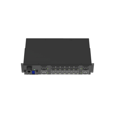 PDU Monitoreable y Switchable (MS) para Distribución de Energía, Enchufe de Entrada NEMA L6-30P, Con 12 Salidas C13 y 4 Salidas C19, Horizontal 19in, 208 Vca, 30 Amp, 2UR