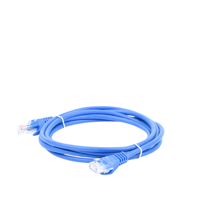 Cable de Parcheo UTP Cat5e - 2 Metros (6.56 Pies) - Azul