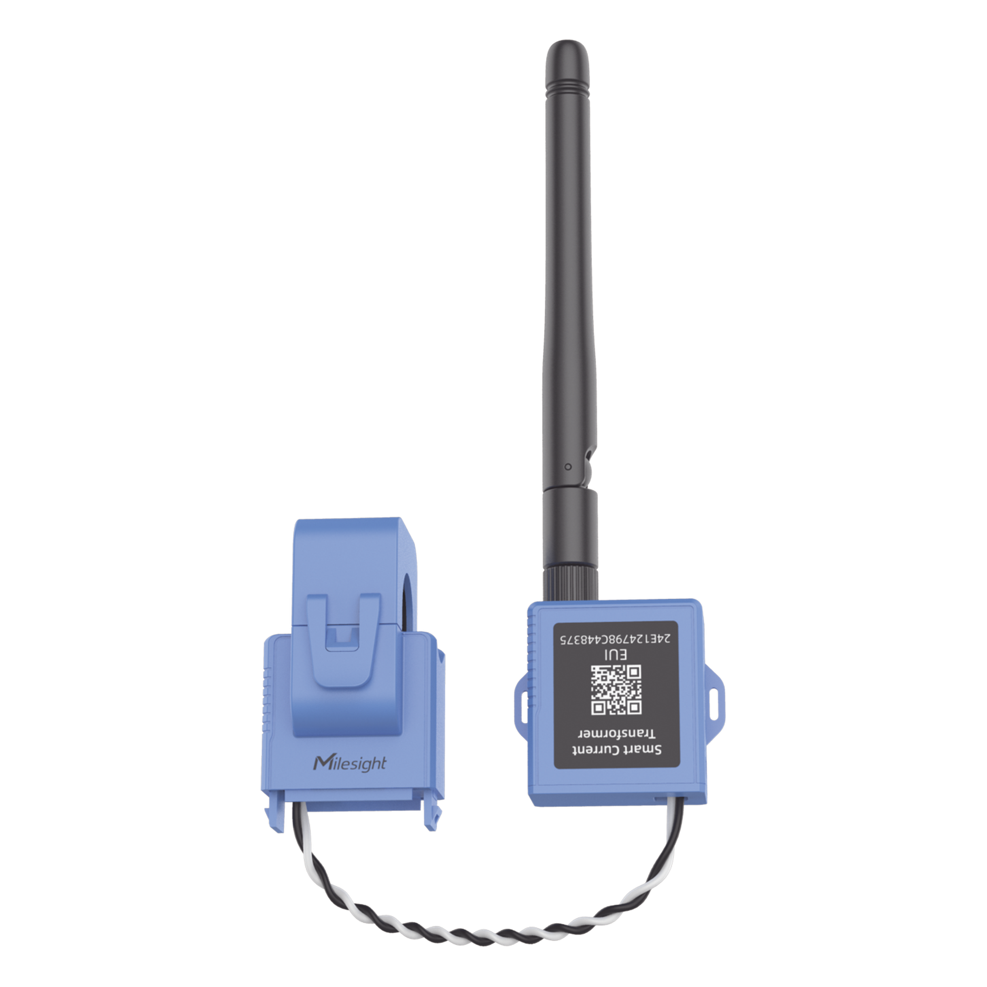 Medidor Inteligente de Corriente LoRaWAN / 100A / Autoalimentado / Muestreo 3.3 kHz / Sensor de Temperatura — MILESIGHT · SKU CT-101-915M