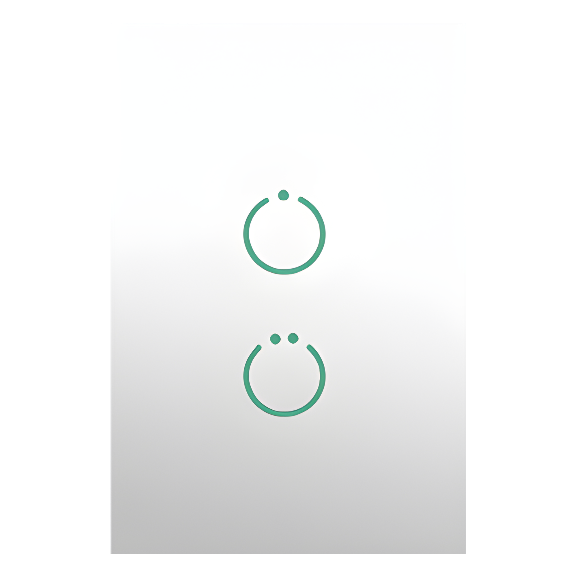 (ZWAVE) Interruptor On/Off panel táctil touch inalámbrico Zwave Plus 2 botones. Compatible con Hubitat HC8, Álula M2M, otro — SMARTHOME BY EPCOM · SKU MHS512