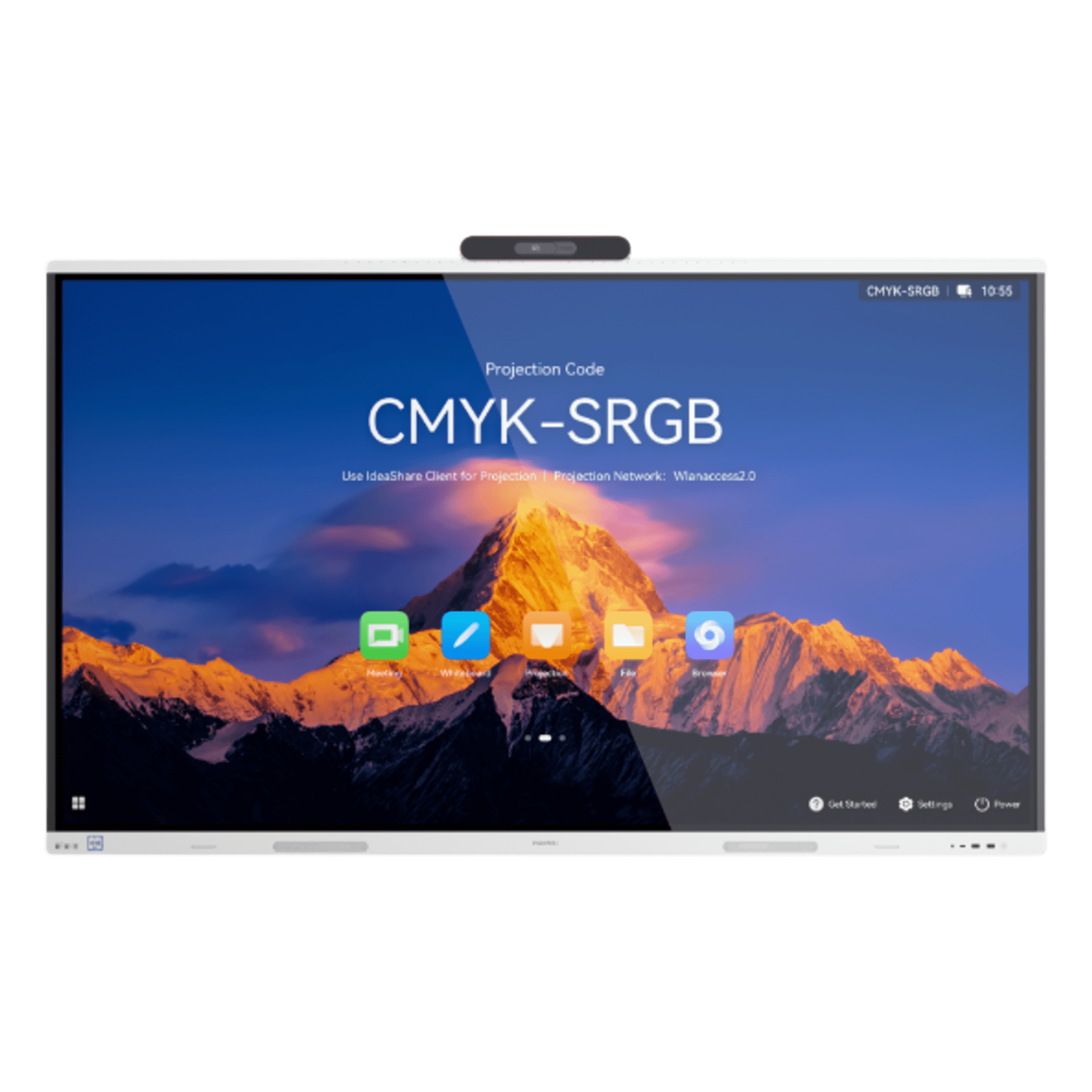 Pantalla Interactiva IdeaHub S3 para Colaboración Inteligente / 86" / Doble Cámara 4K / Harmony OS / Wi-Fi 6 / 24 Micrófonos/ BYOM / Enfoque Automático/ Baffle acústico / Gestión desde la nube — HUAWEI · SKU IHS3-86SA