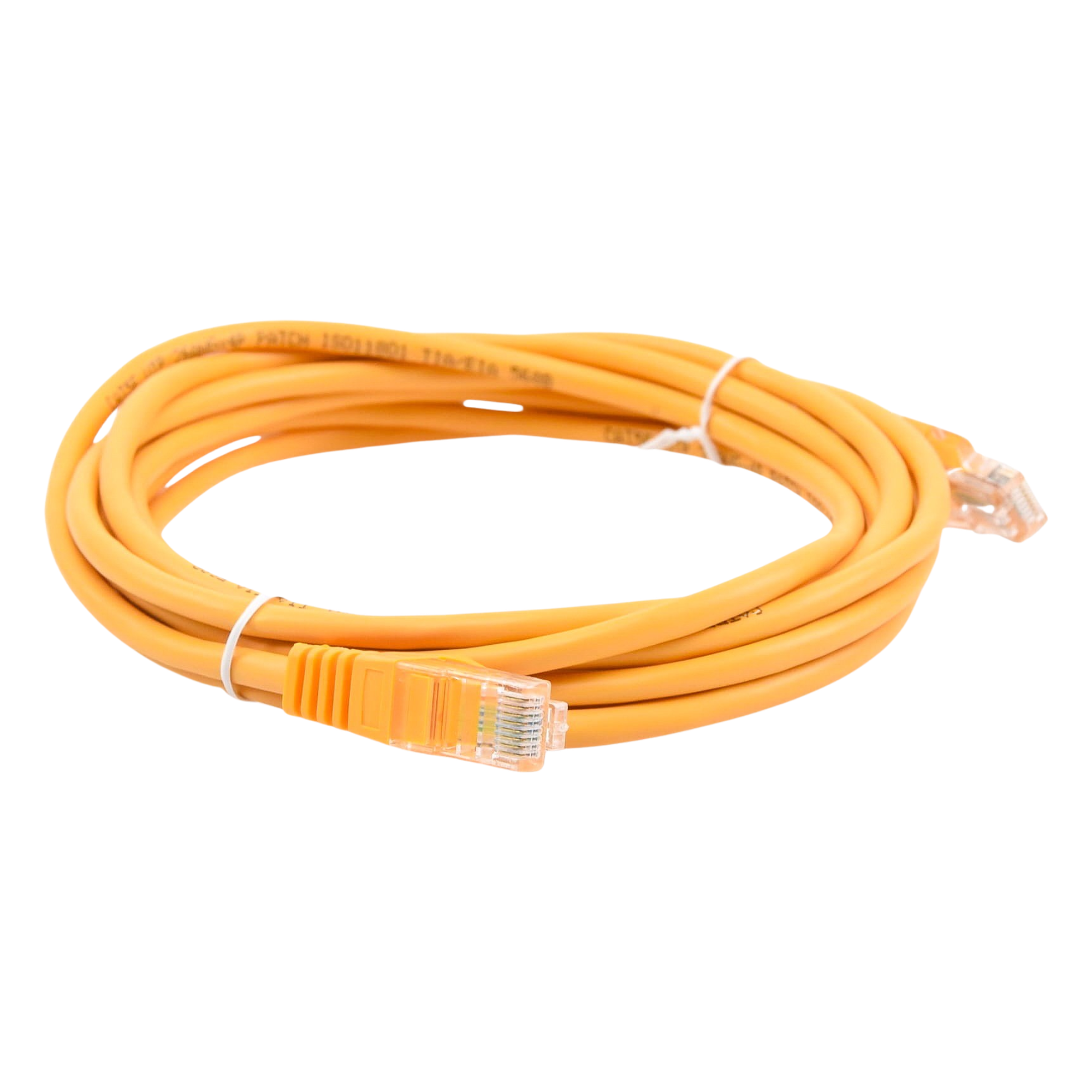 Cable de Parcheo UTP Cat5e / 3.0 m (9.84 ft) / 100 Ohm / RJ45 / Amarillo