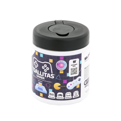 Toallitas Gamers, Excelente Opción Para Gamers Que Buscan Mantener Sus Consolas y Accesorios en Perfecto Estado, Libres de Suciedad y Protegidos Contra Bacterias