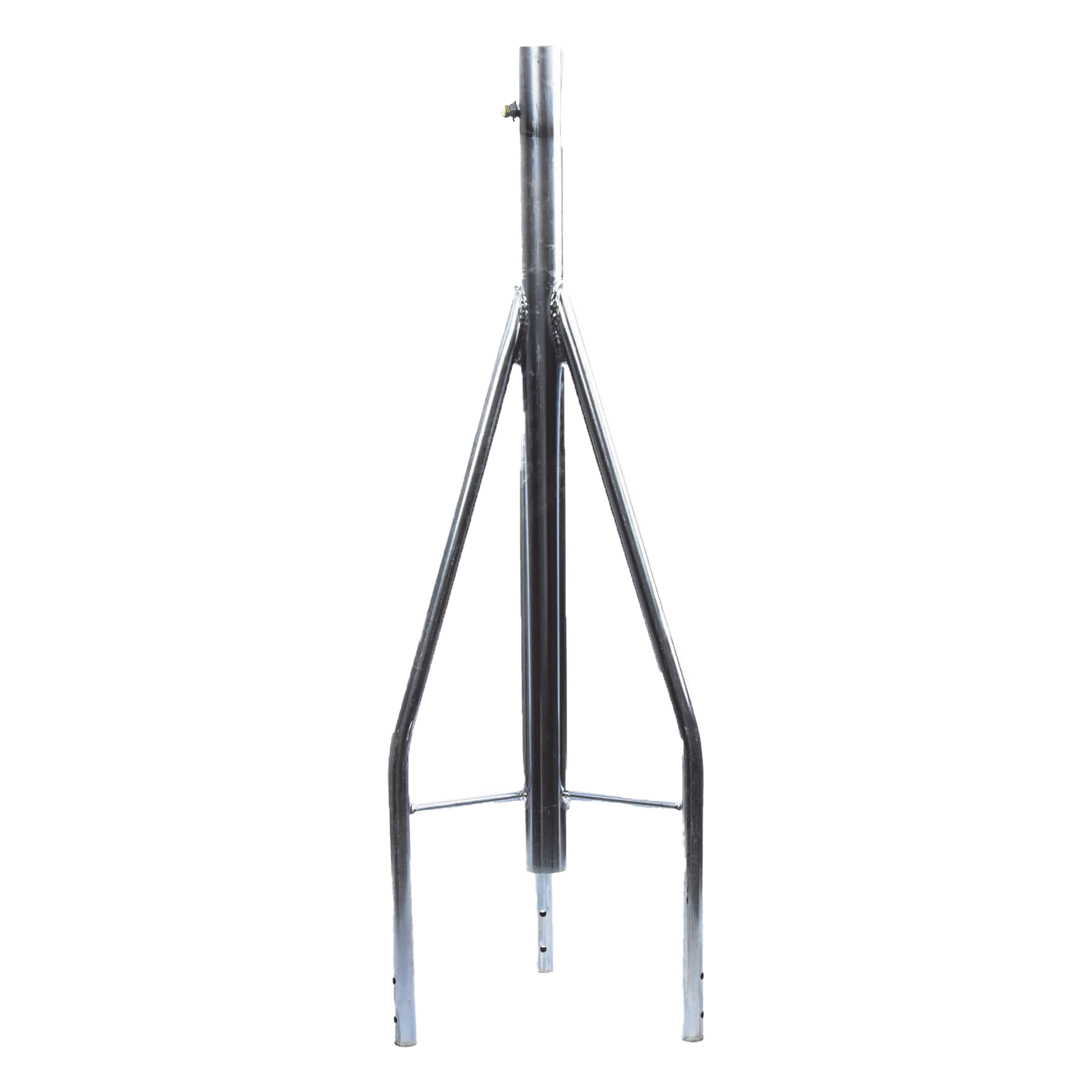 Tramo de Remate para Torre / Tubo Central 2' Calibre 18 / 3 Opresores para Pararrayo / Galvanizado por Inmersión en Caliente / Compatible con STZ-30G — SYSCOM TOWERS · SKU SCZ-30-PG