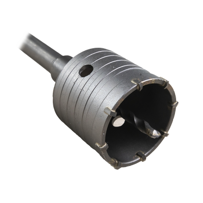 Broca Pasamuros SDS, Sacabocado para Concreto de 65mm con Extensión de 220mm 