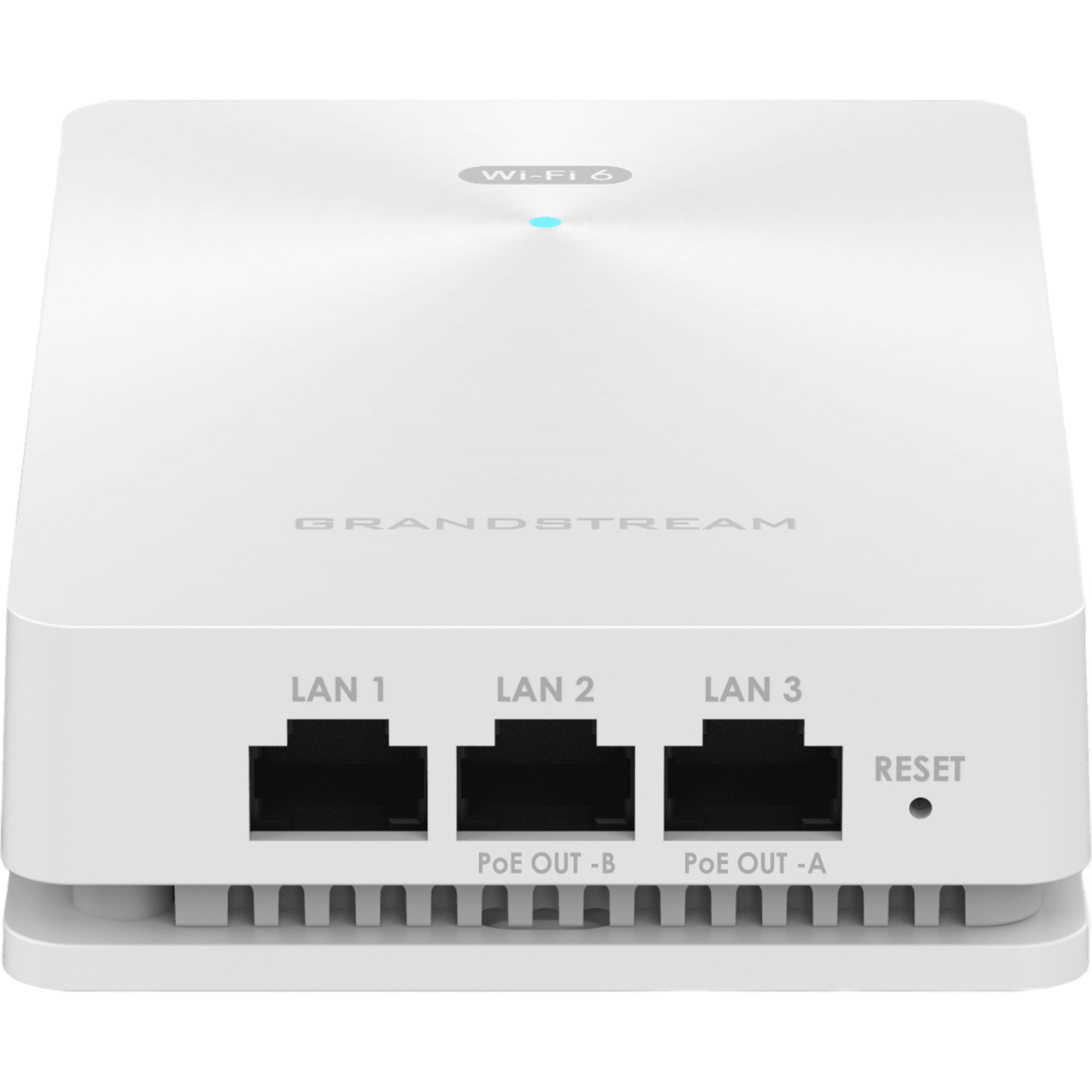 Punto de acceso Wi-Fi 6 802.11ax de pared, MU-MIMO 2x2:2 (2.4G) y 3x3:2 (5G), Throughput inalámbrico de 3 Gbps y 4 puertos Gigabit cableados