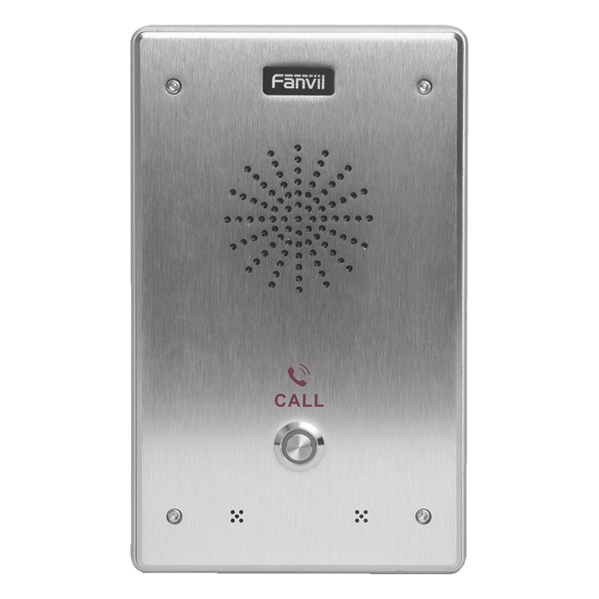 Intercomunicador IP, 2 líneas SIP, 2 relevadores con botón para llamada, anti-vandálico, IP65 e IK10, PoE — FANVIL · SKU I12-N-01P
