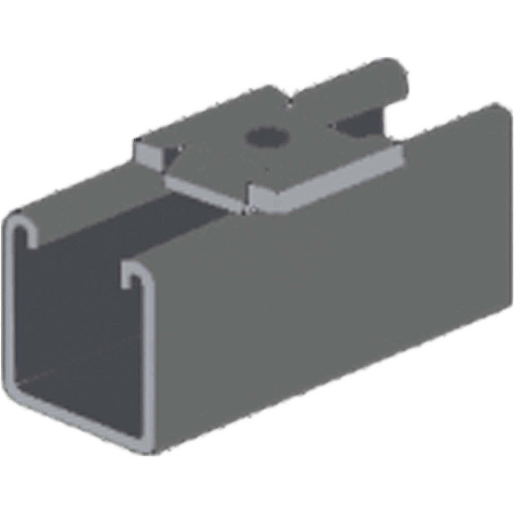 Tope Unicanal Muesca para Tornillo de 3/8" ( 9.5 mm ).
