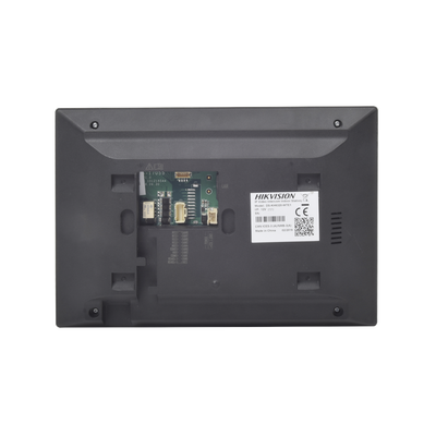 Monitor Hibrido IP WiFi Touch Screen 7" para DS-KIS303P / Vídeo en Vivo / PoE Estándar / Apertura Remota / Llamada Entre Monitores / Audio de dos vías / Policarbonato