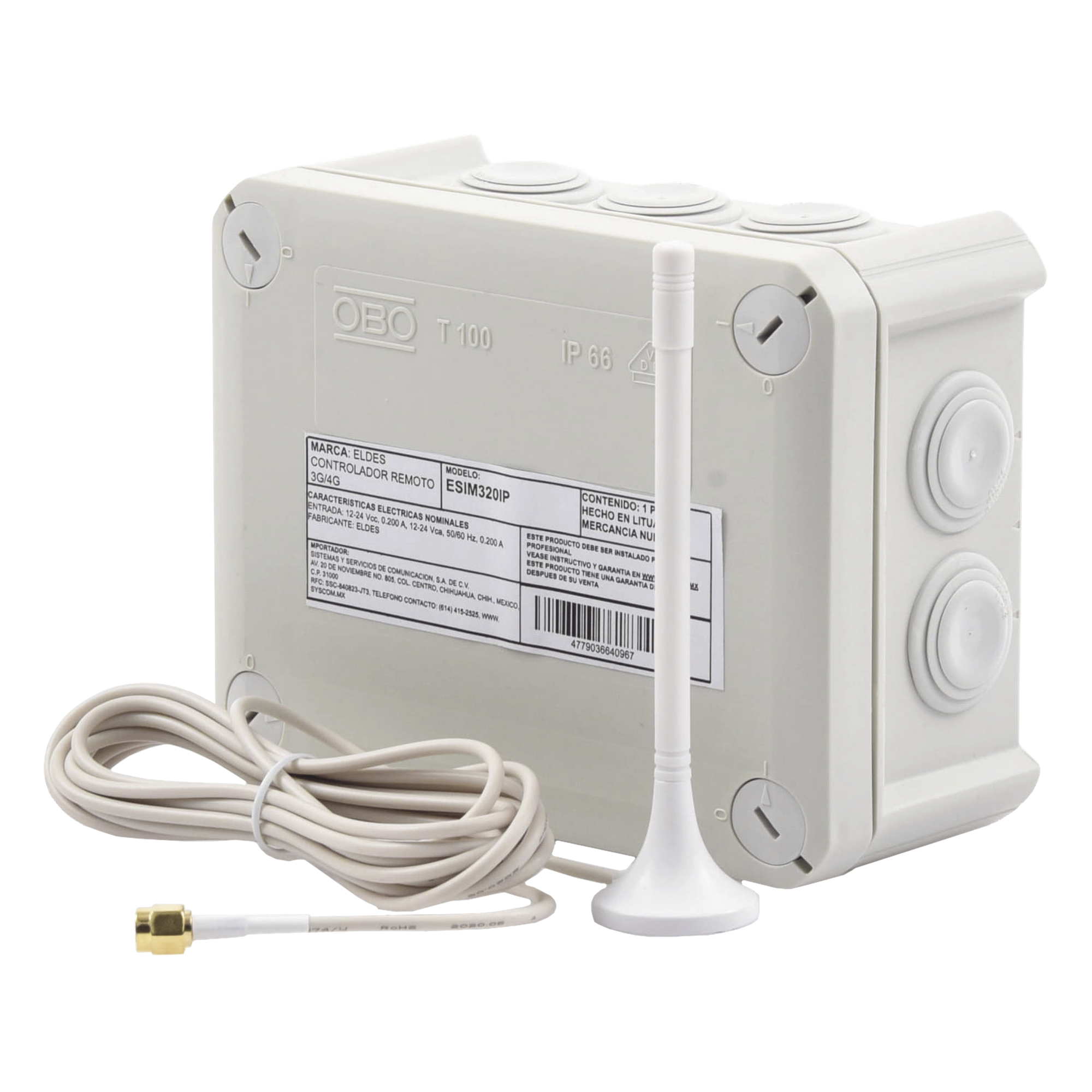 Controlador Remoto 3G con Activación vía APP o Llamada | Caja Nema IP67 | Soporta hasta 2000 Usuarios