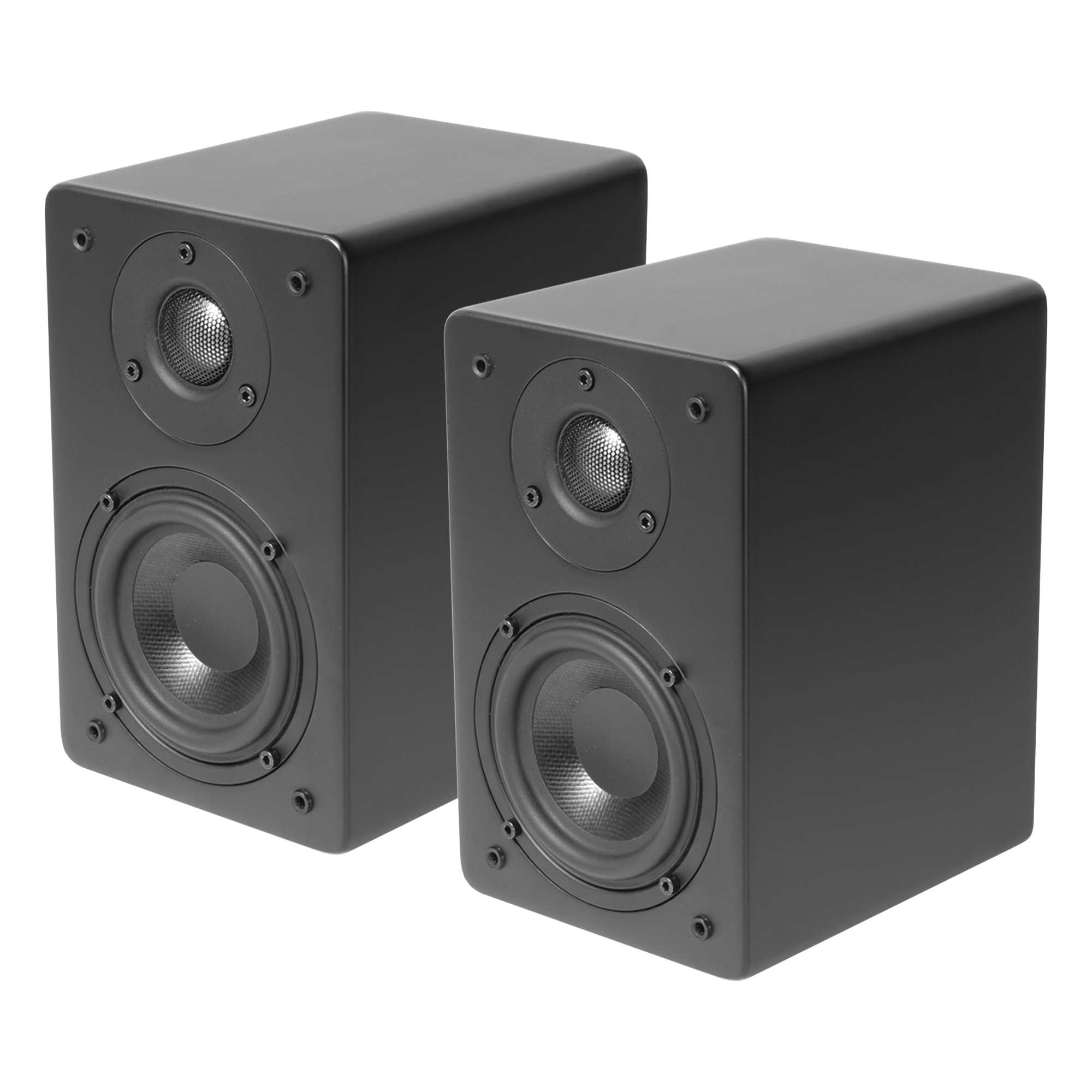 PAR de Altavoces de Estantería | Woofer  de 4'' | Tweeter de 1 | Acabado negro mate | 40 watts | 8ohms — TRUAUDIO · SKU CT4/PAR