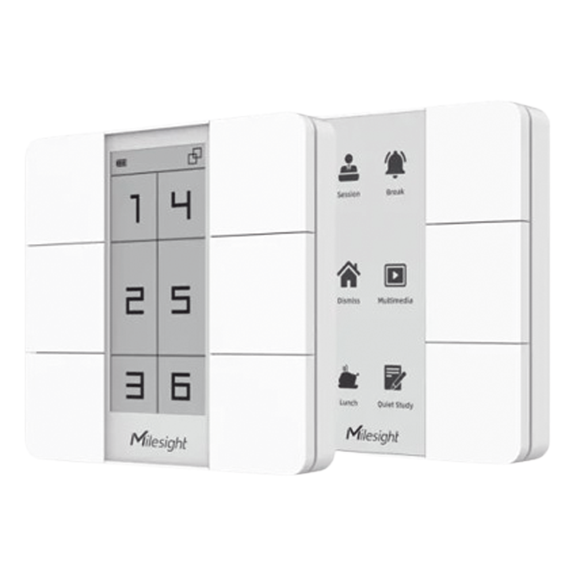 Panel Inteligente LoRaWAN con 6 Botones Programables y Display Digital / Control de Escenas / Batería 3 Años — MILESIGHT · SKU WS156-915M