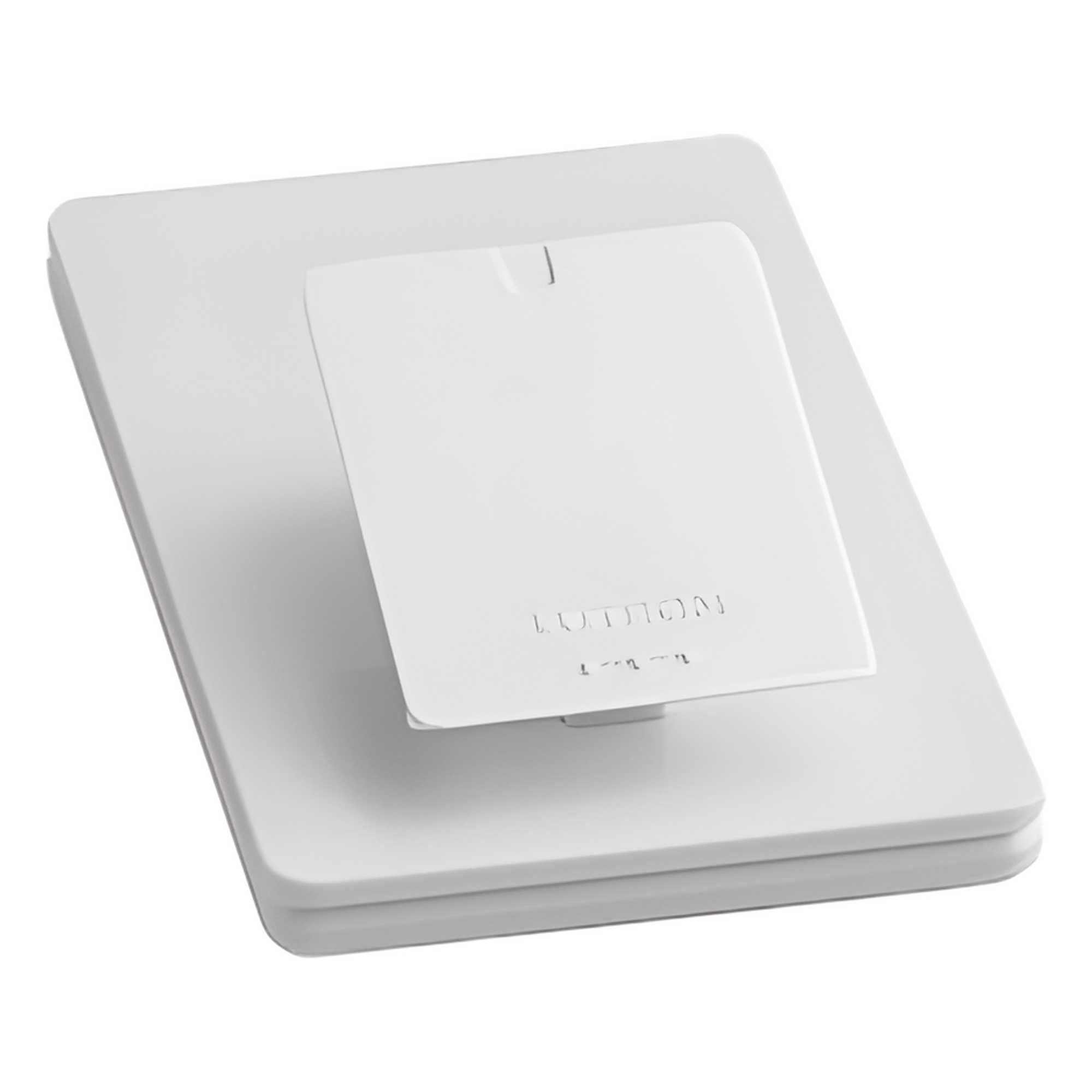 Pedestal de mesa para un control Pico, base antideslizante con peso, color blanco, para sistemas de iluminación y persianas Lutron — LUTRON CASETA WIRELESS · SKU LPED1WH