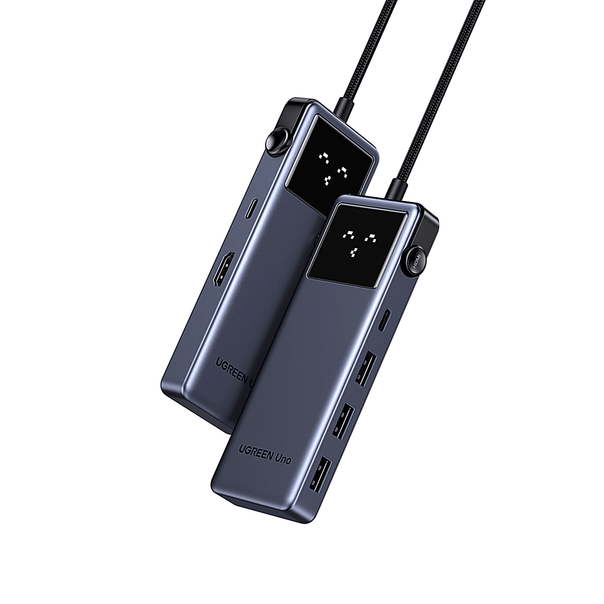 Hub USB-C 6 en 1 / HDMI 4K@60Hz / 3 Puertos USB-A 5Gbps / Carga PD 3.0 100W / Compatibilidad Universal Windows-macOS-Linux / Diseño Compacto