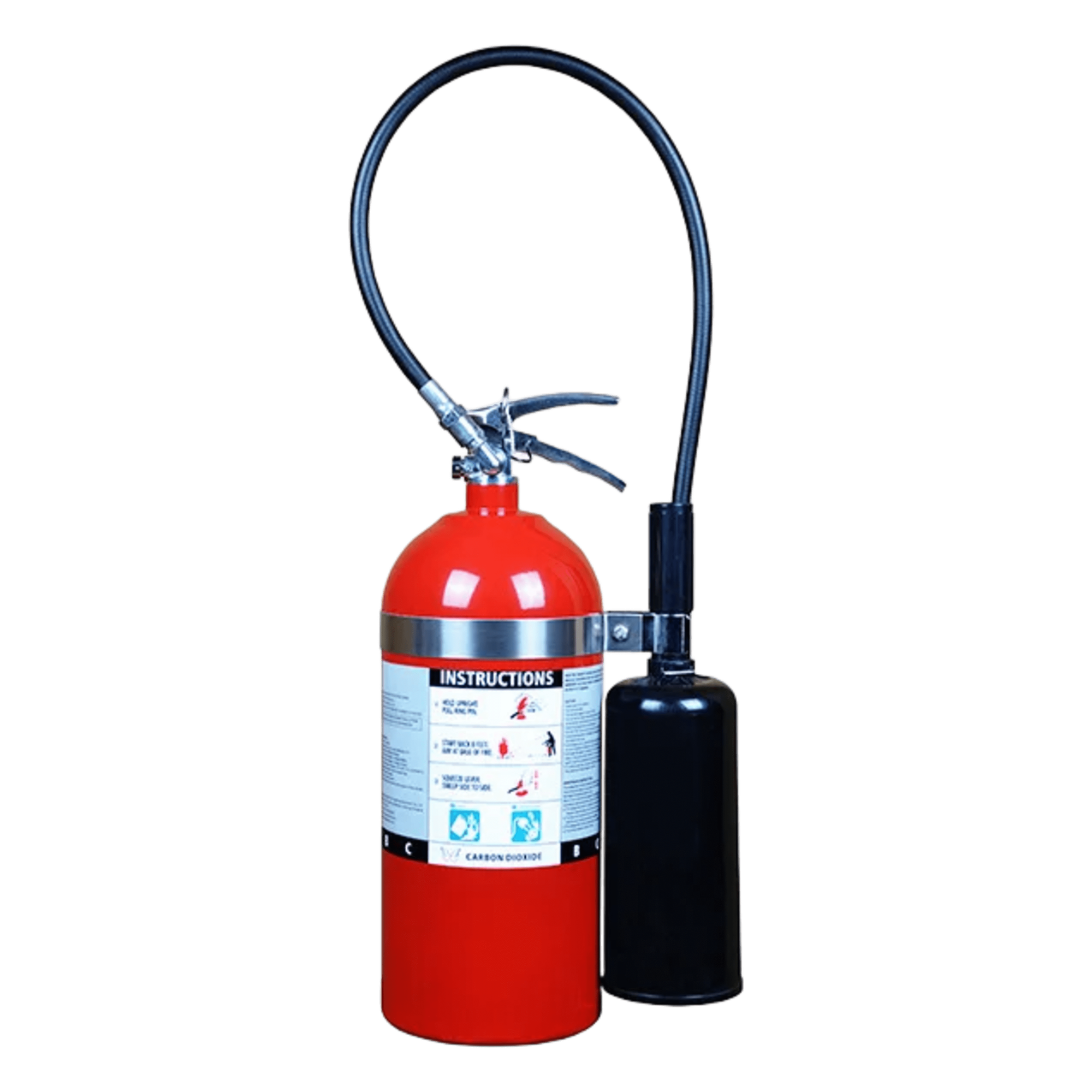 Extintor de CO2/10 lb (4.54 kg) / Clase B y C / UL Listado — VICTORY · SKU CO10LB