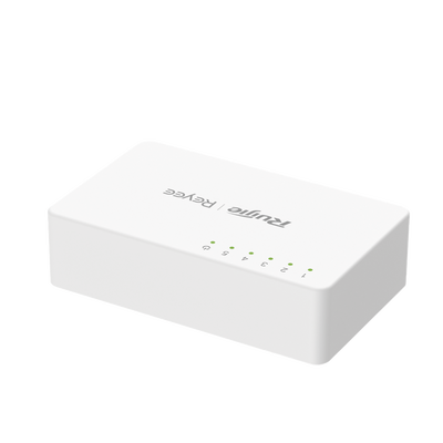 Switch no administrable, Visible en la Topología de la Nube, 5 puertos 10/100 Mbps