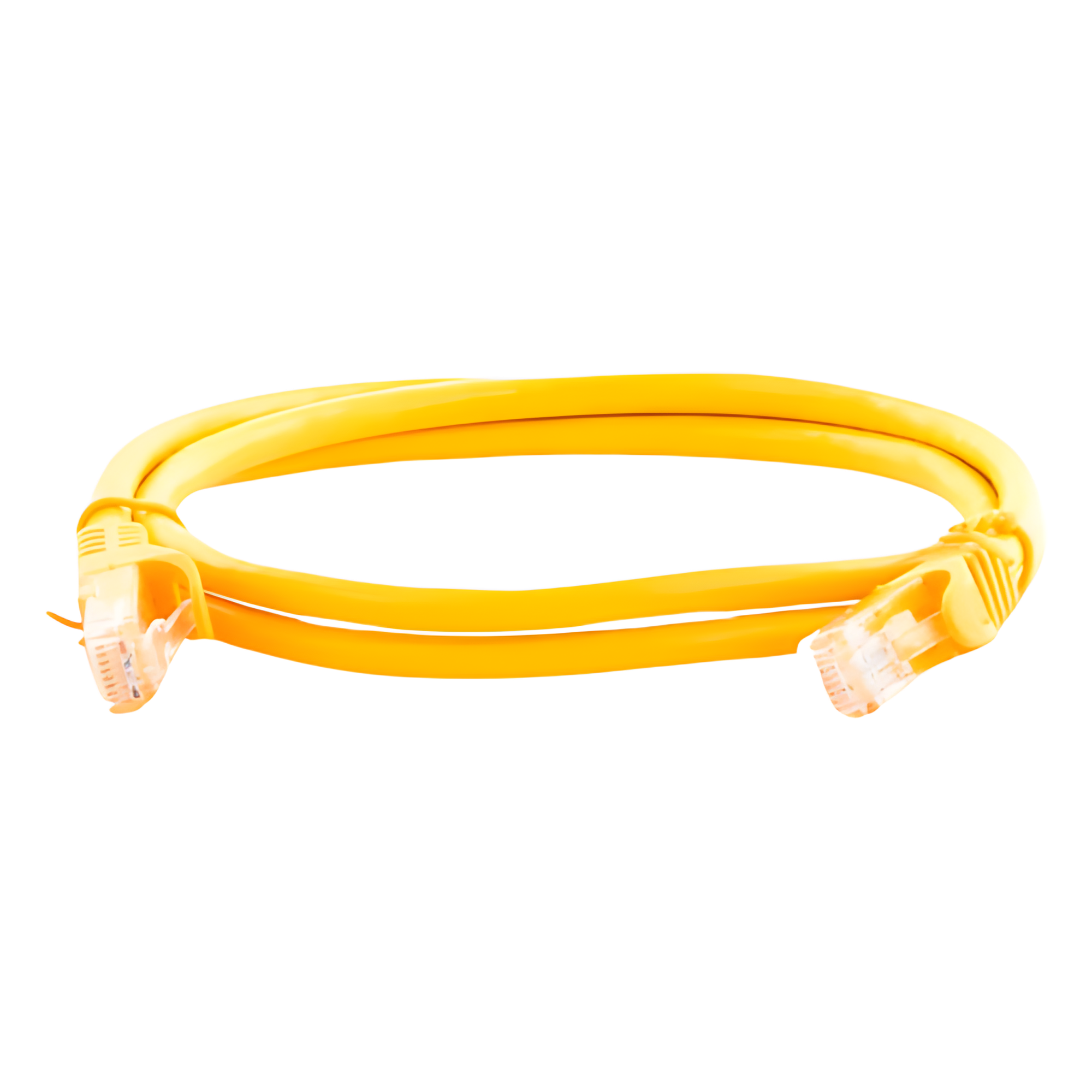 Cable de Parcheo UTP / Cat6 / 1 Metro (3.28 Pies) / Amarillo / 1 Gbps+ / RJ45 / 100 Ohm