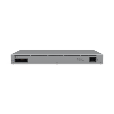 UniFi Switch Pro Max 24 POE, 24 puertos (8 puertos POE++ 2.5 GbE y 16 puertos GbE POE+), 2 puertos SFP+ 10G, 400W, pantalla táctil
