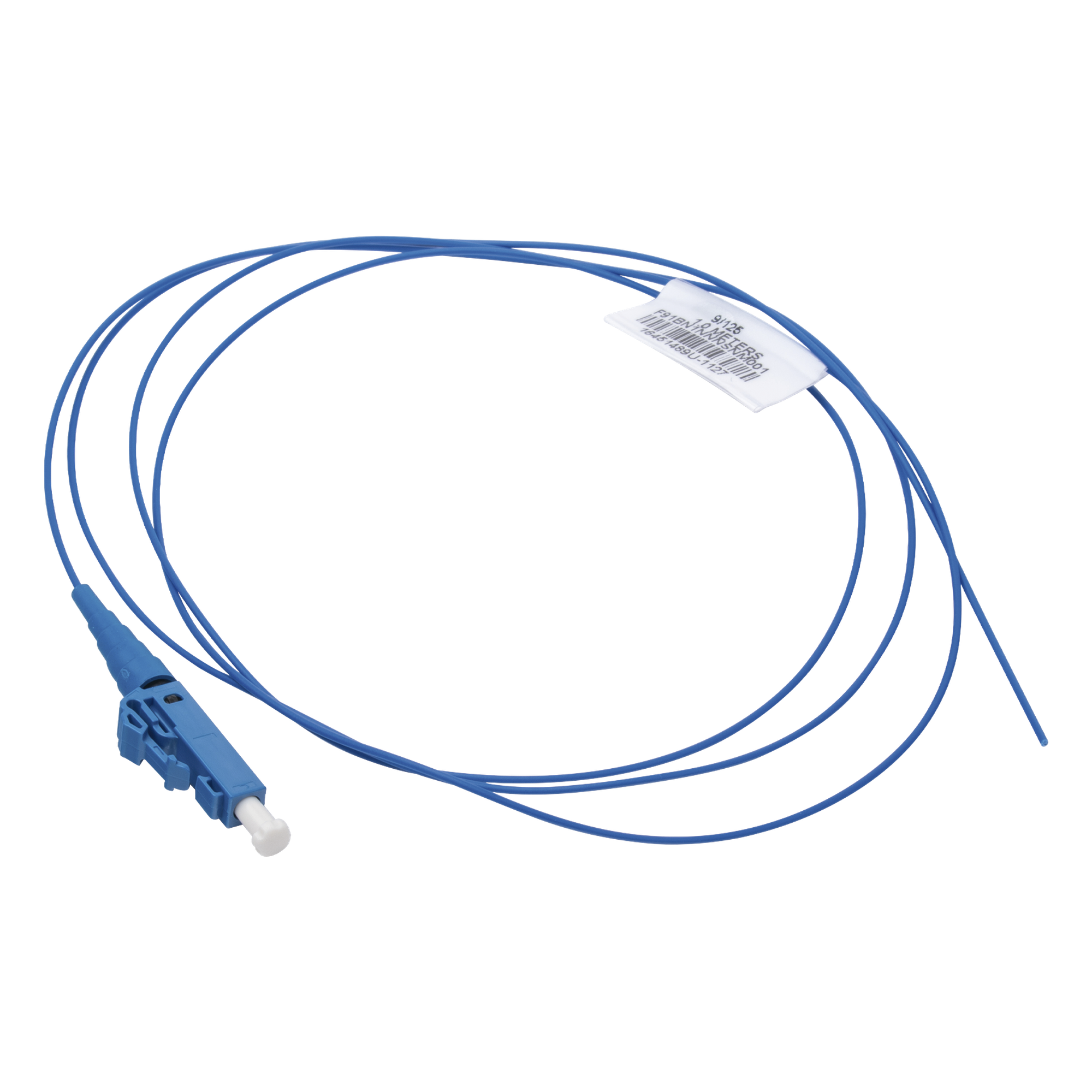 Pigtail de Fibra Óptica LC Simplex, Monomodo OS2 9/125, 900um, Color Azul, 1 Metro (3.28 Pies) — PANDUIT · SKU F91BN1NNNSNM001