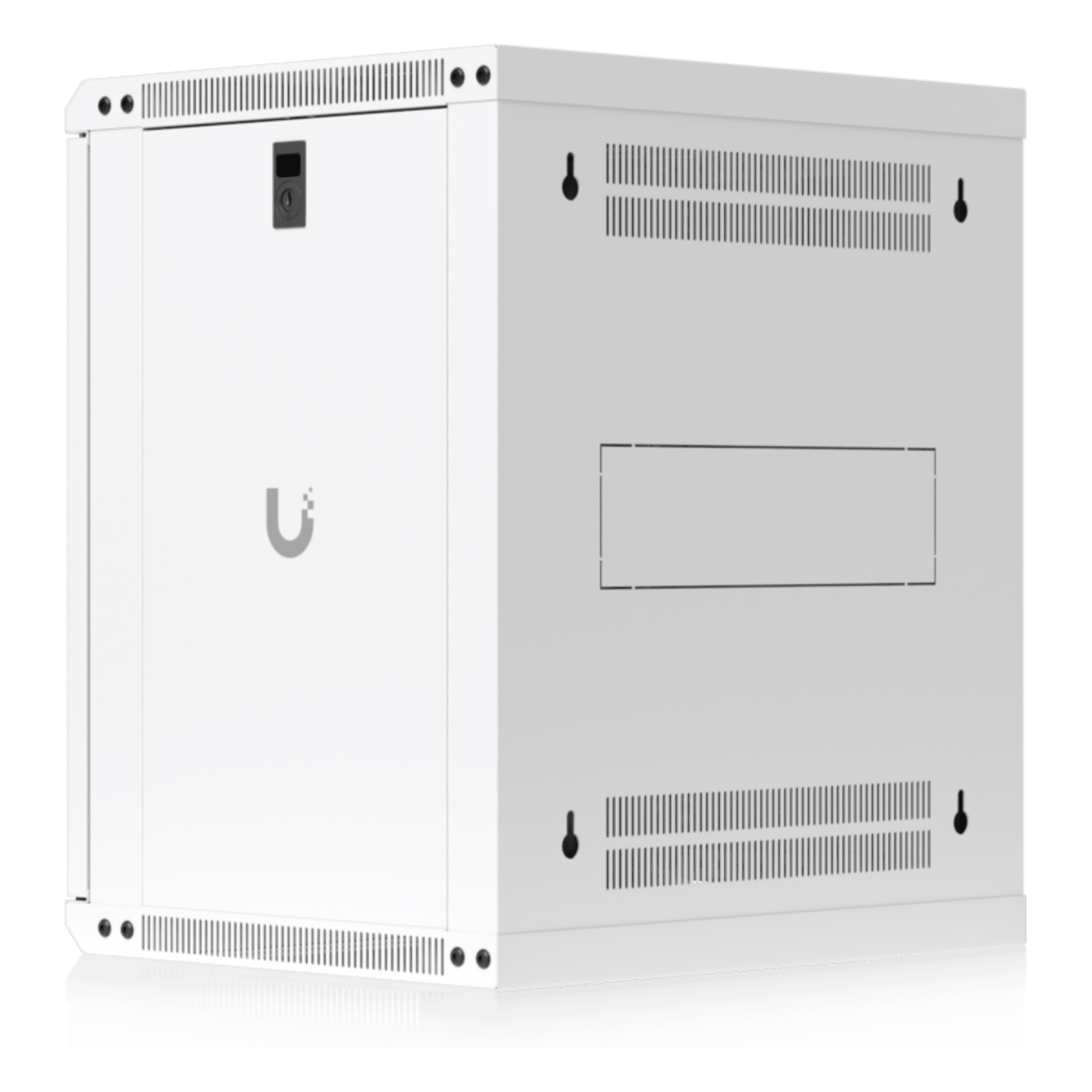 Gabinete Rack 12U / 550x450 mm / Montaje Pared / Puerta Perforada / 2 pies (635 mm) Alto