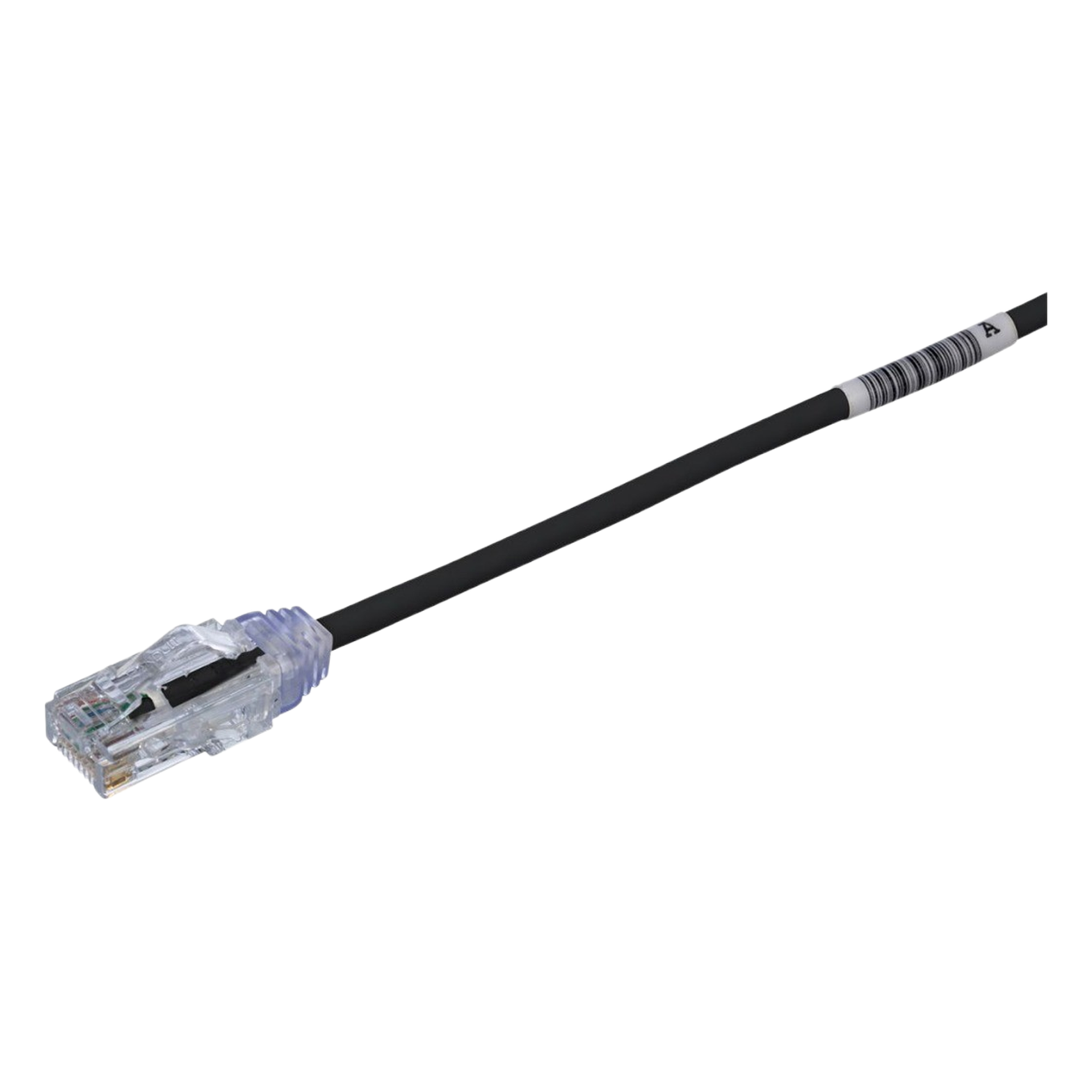 Cable de Parcheo TX6, UTP Cat6, Diámetro Reducido (28AWG), Color Negro, 6.1 Metros (20 Pies) — PANDUIT · SKU UTP28SP20BL