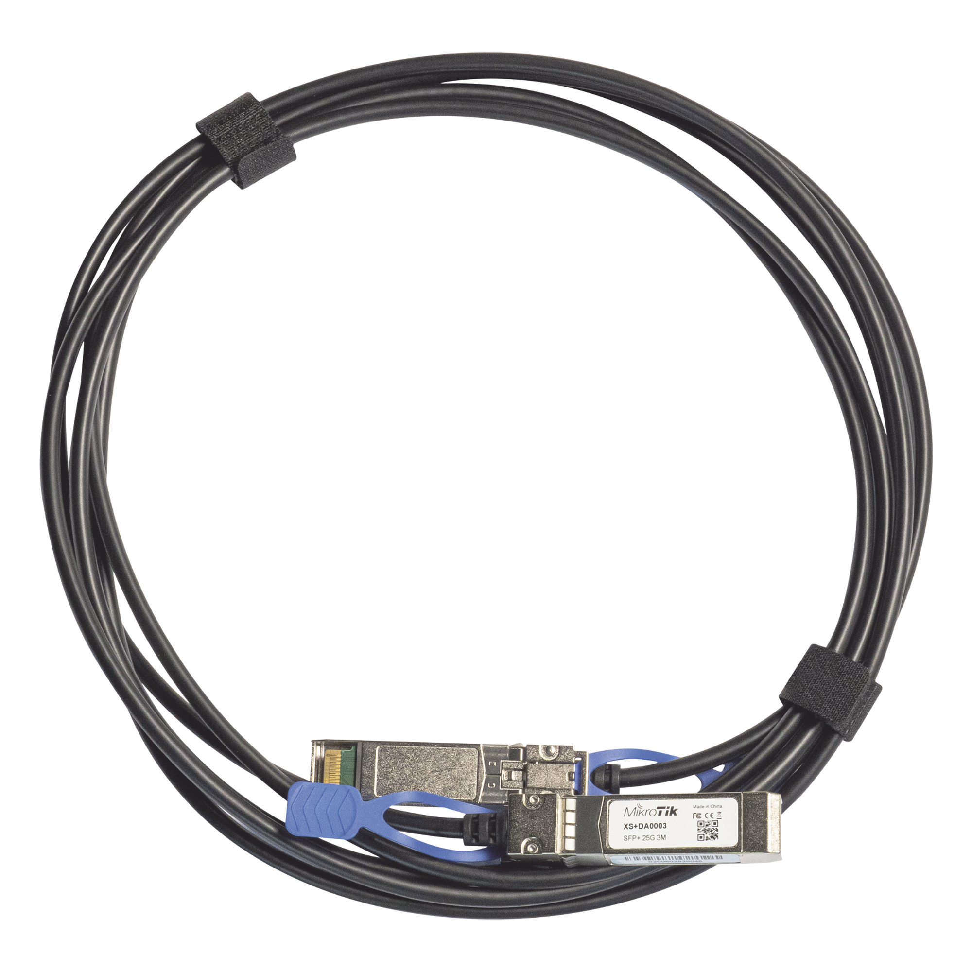 (XS+DA0003) Cable de conexión directa 3 Metros SFP/SFP+/SFP28 1G/10G/25G — MIKROTIK · SKU XS+DA0003