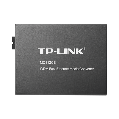 Convertidor Fibra Óptica WDM Monomodo / 1 puerto RJ45 10/100 Mbps / 1 puerto SC/UPC 100 Mbps / Hasta 20 Km / Para su Funcionamiento Requiere el Modelo MC111CS / Plug and Play