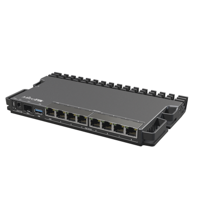 RB5009UPr+S+IN 8 puertos PoE in/out, 1 SFP+, Solo RouterOS v7