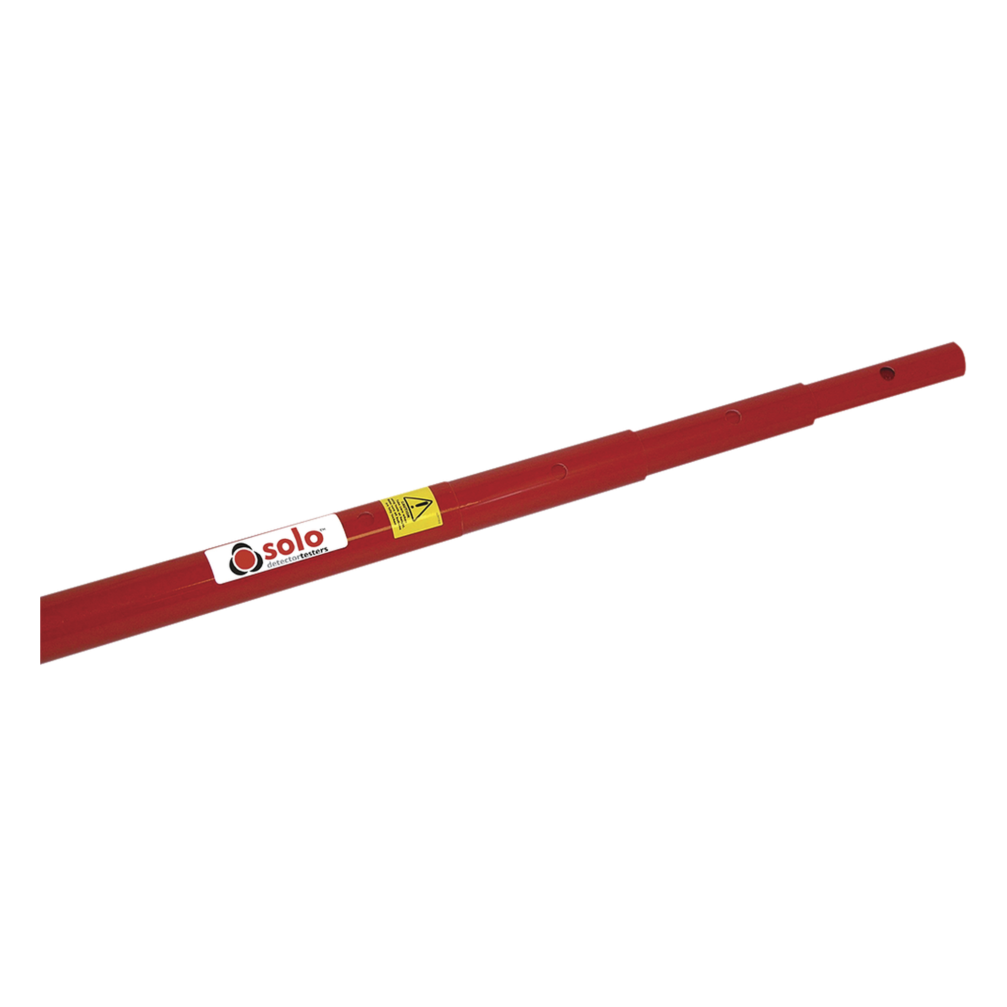 Pértiga telescópica para prueba de detectores desde 1.5 hasta 4.5m (15 ft), soporta extensiones SOLO-101 para mayor altura — SDI · SKU SOLO-100