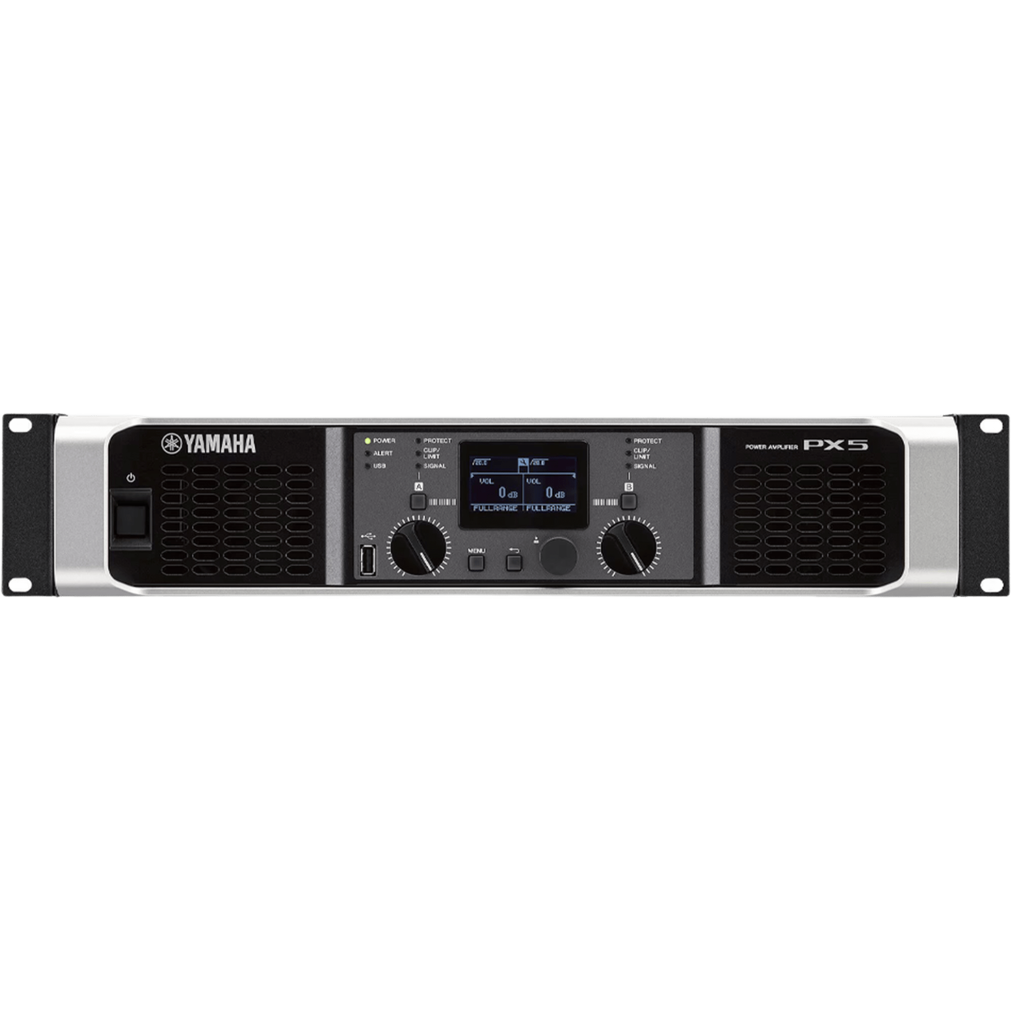 Amplificador de audio Clase D | 500 W x 2 a 8Ω | 800 W x 2 a 4Ω. | Baja Impedancia | Procesamiento Inteligente