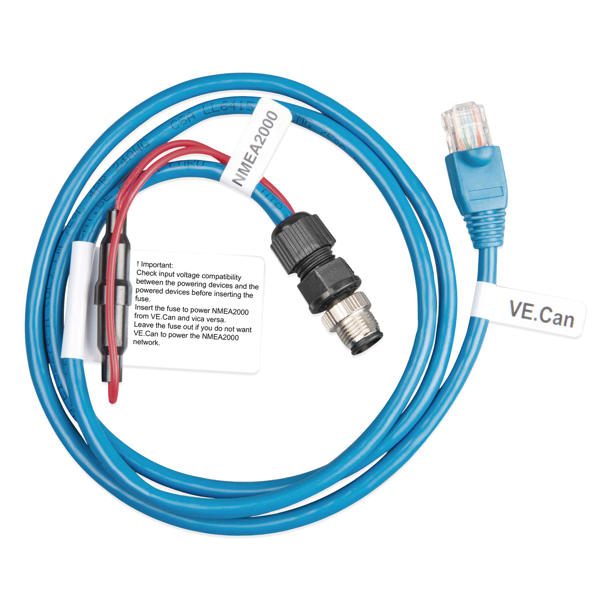 Cable Micro- C VE.Can a NMEA 2000 para Comunicación entre Equipos Victron y Rede NMEA 2000 — VICTRON ENERGY · SKU VE.CAN/NMEA2000
