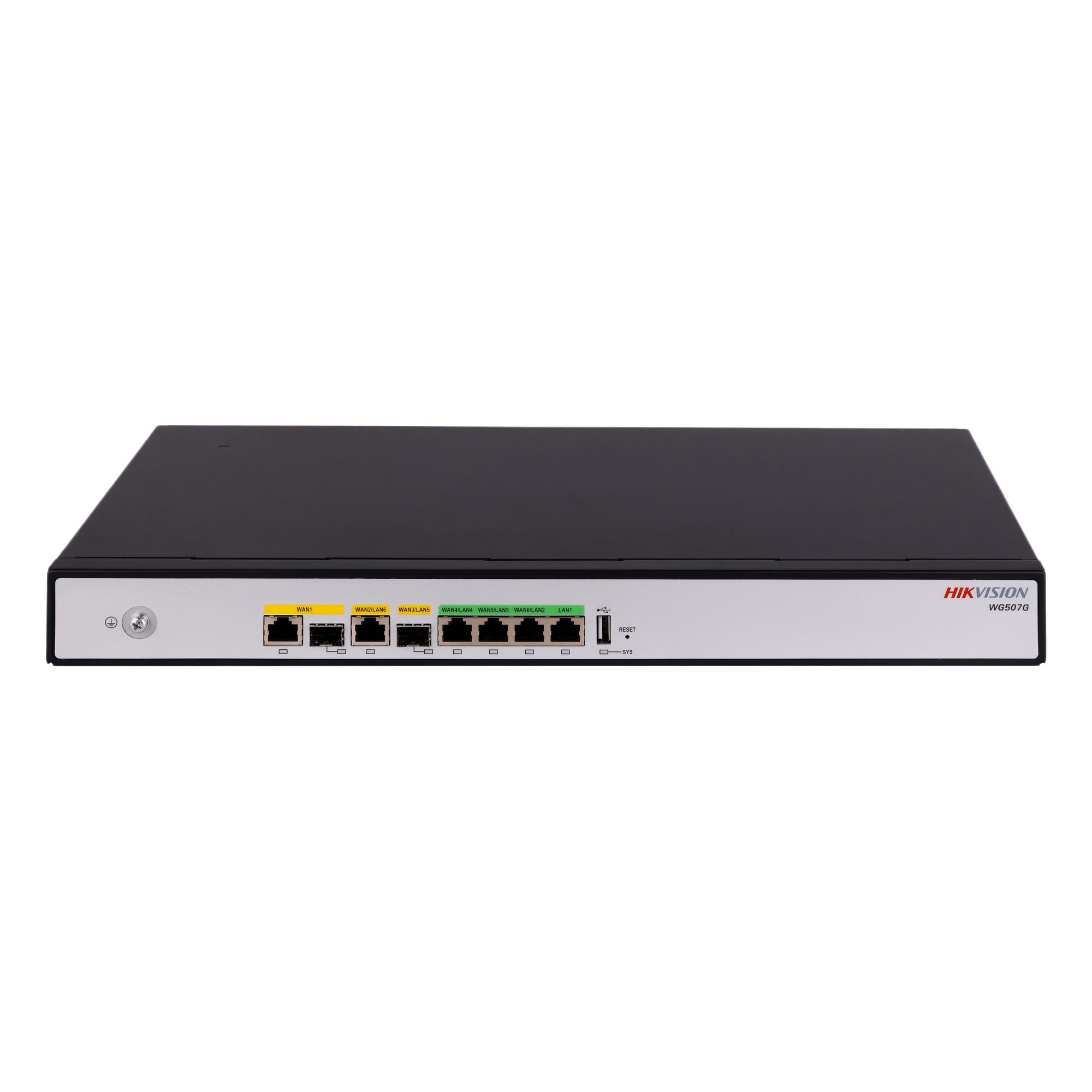 Router Gigabit PoE+ / Ideal para Access Point (AP) / 8 Puertos Gigabit PoE+ / 2 Puertos WAN — HIKVISION · SKU DS-3WG507G-SI