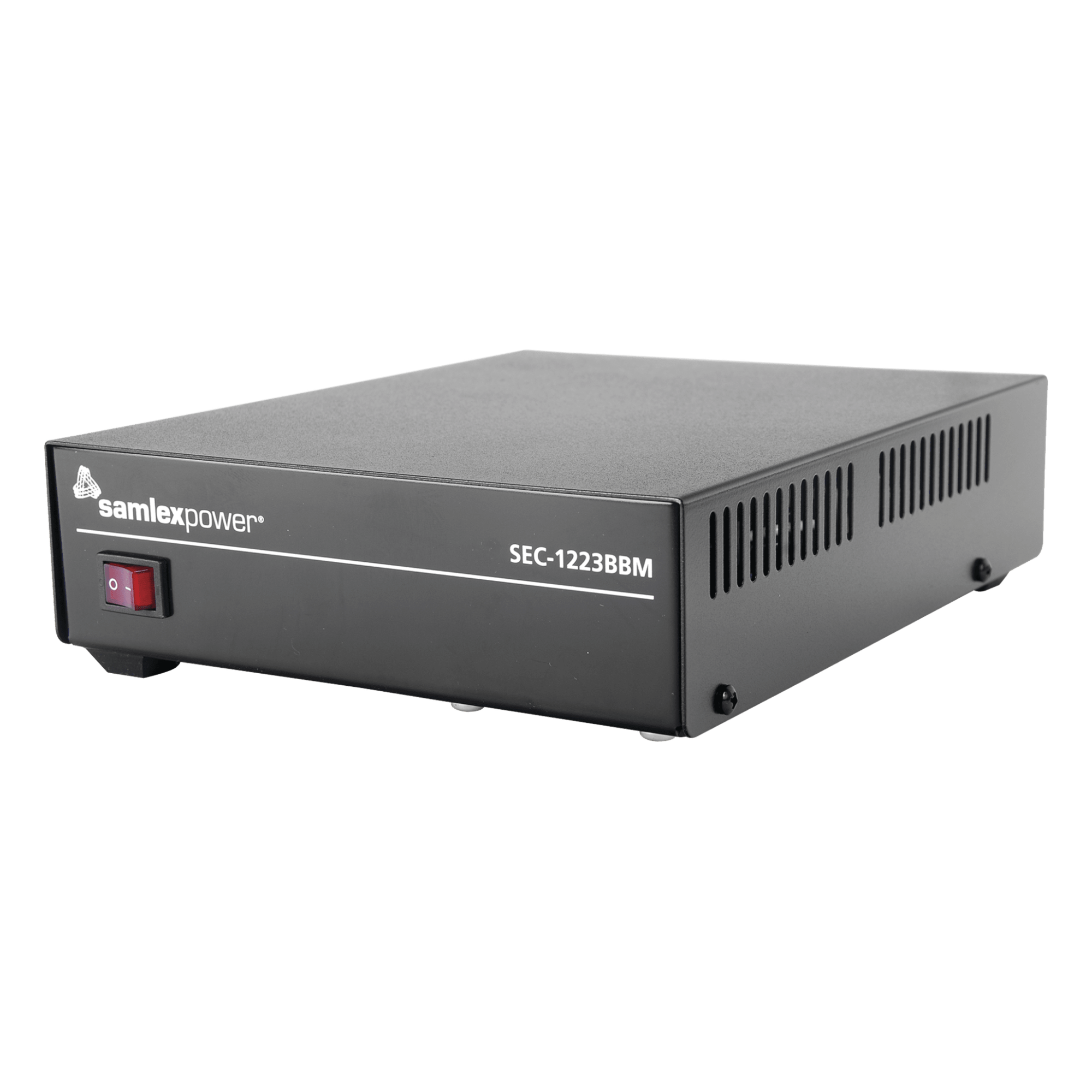 Fuente de poder 13.8V, 19A, conmutada con circuito cargador de baterías. — SAMLEX · SKU SEC-1223BBM
