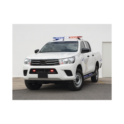 Barra de luces de 47" rojo/azul, 88 LED, con control de tráfico en color ámbar, ideal para equipar unidades de seguridad publica
