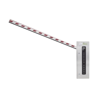 Barrera Vehicular Servomotor Derecha / 10 Millones de Ciclos / Brazo Iluminado 4.5 m / IP65 / Respaldo Baterías — ZKTECO · SKU PROBG3045RLED