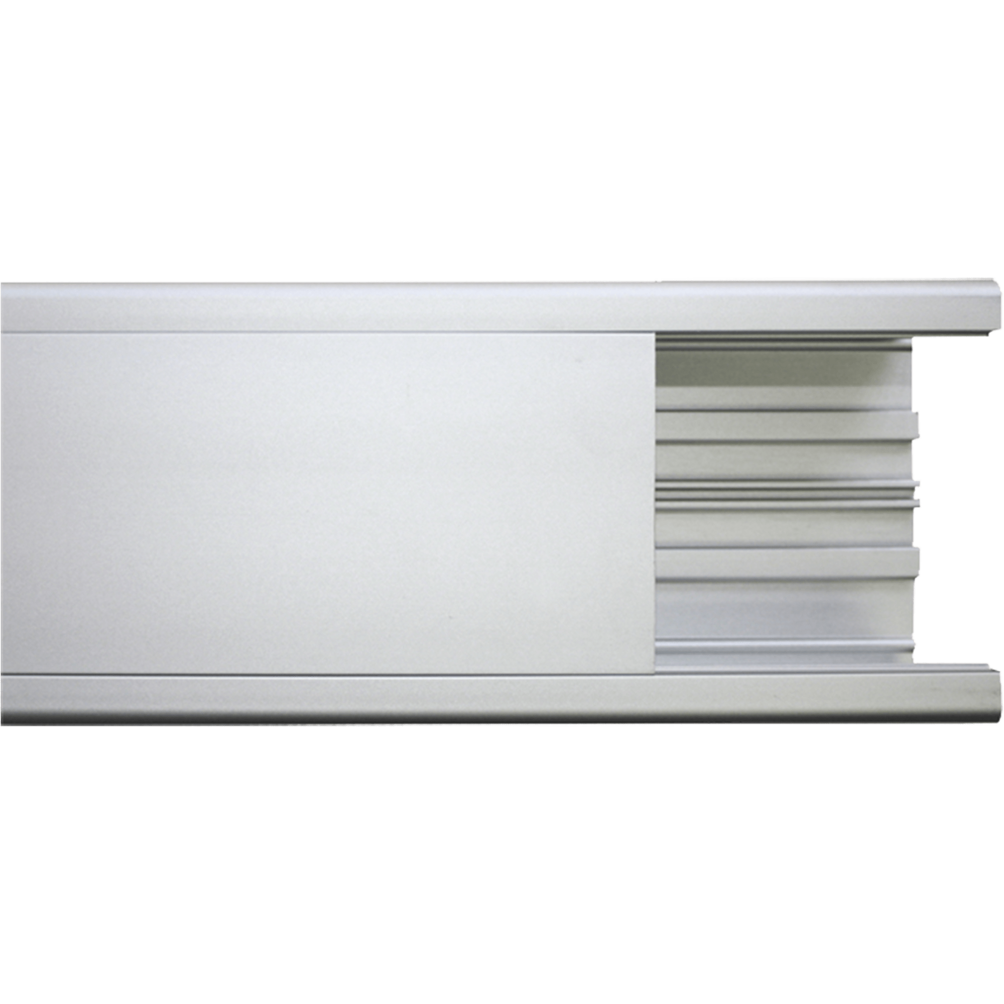 Canaleta de aluminio, 99 x 72 mm, tramo de 3m. (8101-80300)
