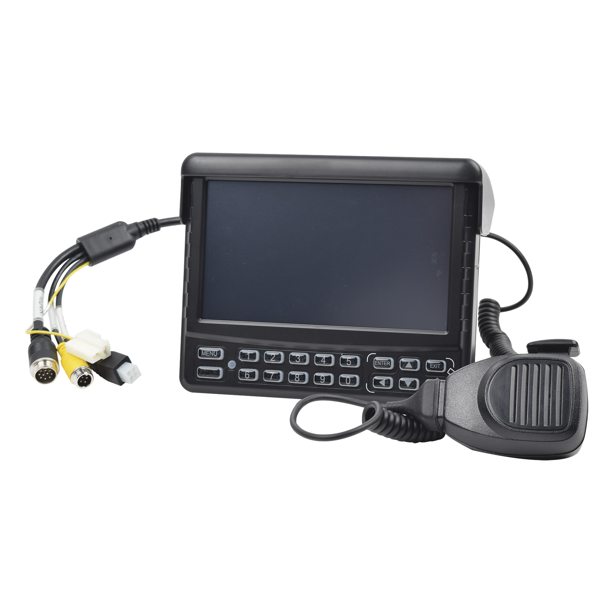 Panel de Control Dáctilar Multifuncional con Monitor de 7" / Soporta Audio de Dos Vías / Compatible con DVR´s Móviles XMR Epcom — STREAMAX · SKU XMRCP4