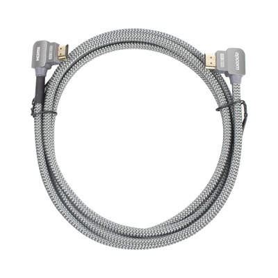 Cable HDMI Ángulo 90° | 2 Metros (6.56 Pies) | Alta Definición | Versión 2.0 | Alta Velocidad 18Gbps | 4K@60Hz |