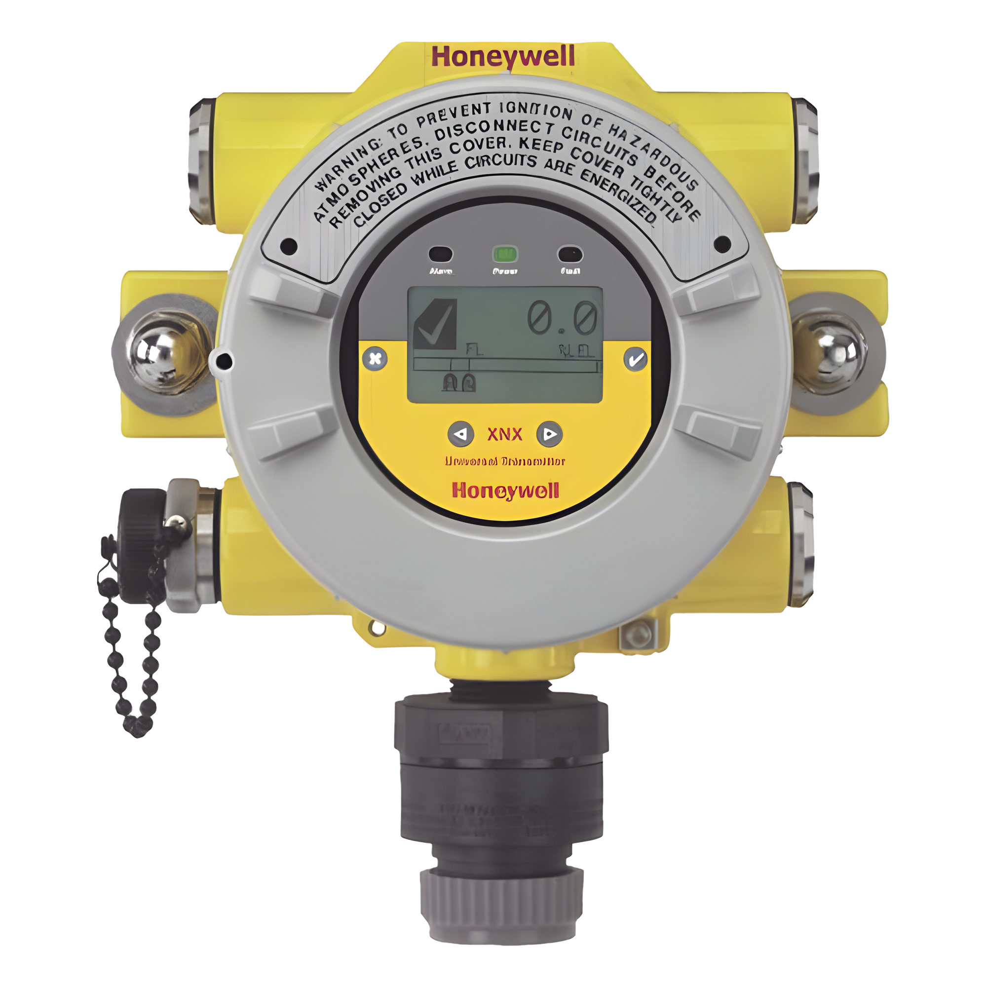 Transmisor universal de gas con salida HART sobre 4-20 mA, compatible con sensores infrarrojos Optima Plus y Searchline Excel — HONEYWELL ANALYTICS · SKU XNX-UTAI-NNNNN