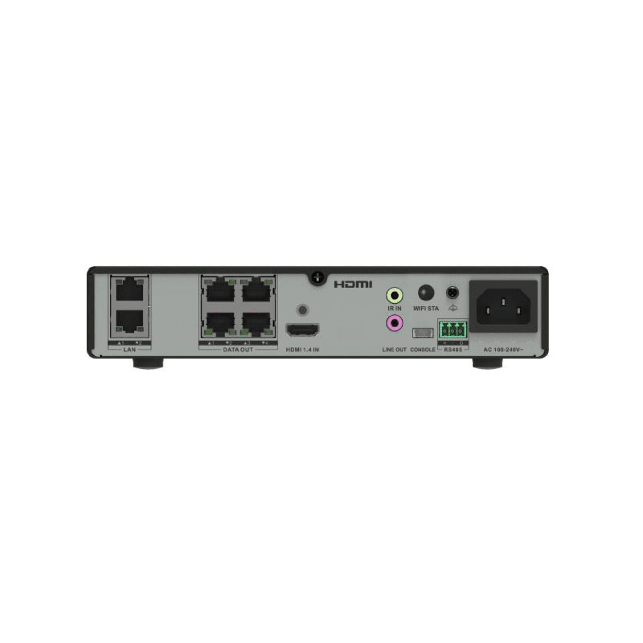 Controlador LED para Videowall / Configuración WEB / Android Interconstruido / 4 Puertos de Video RJ45 / Compatible con Paneles LED Hikvision